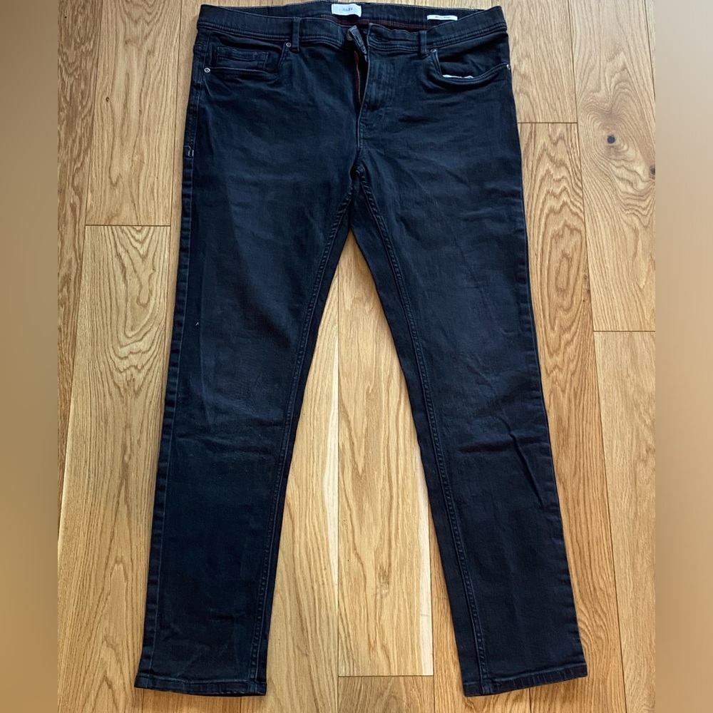 Men French Skinny Jeans Jules Black 34x32